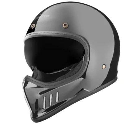 Abbildung von Bogotto FF980 Caferacer Cross Helm, schwarz, XS