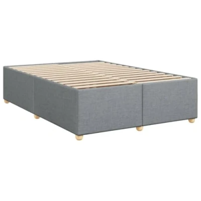 Abbildung von vidaXL Bettgestell ohne Matratze Hellgrau 140x200 cm Stoff