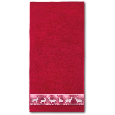 Abbildung von Dyckhoff Handtuch &quot;Hirschparade&quot;, (1 St., 1x (50 x 100 cm), Made in Germany
