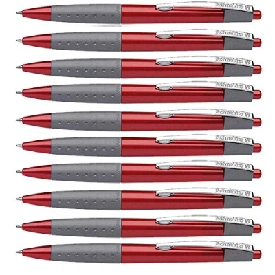 Abbildung von Schneider Loox Druckkugelschreiber, Strichstärke M (10er Set, Rot)