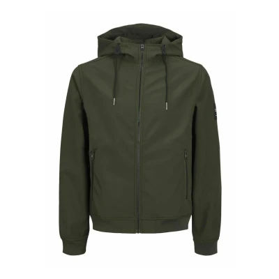 Abbildung von Jack &amp; Jones Herren JJEBASIC Softshell Hood NOOS Jacke, Rosin, S