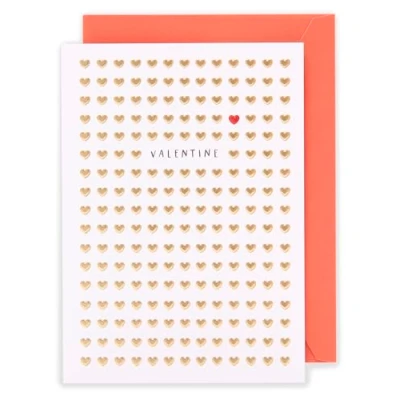 Abbildung von UK Greetings Kindred Goldene Herzen Valentinstagskarte