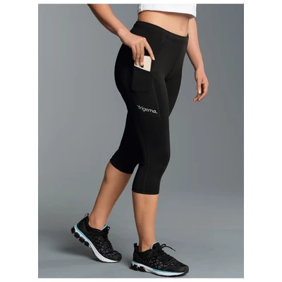 Abbildung von Trigema Jerseyhose &quot;TRIGEMA Kurze Sportleggings mit Seitentasche&quot;, (1 tlg.)