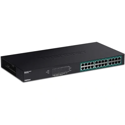 Abbildung von TRENDnet TPE TG240G 24 Port Gigabit PoE + Switch, x Ports, 370 W Strombudget, Ethernet Netzwerk Metall