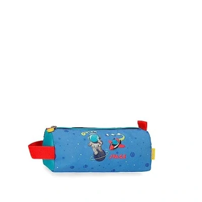 Abbildung von Enso Outer Space Federmäppchen, rund, Mehrfarbig, 22 x 8,5 8 cm, Polyester, blau, Talla única, Rundes Etui