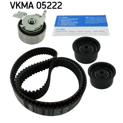 Abbildung von SKF VKMA 05222 Zahnriemensatz 169 mit abgerundetem Zahnprofil OPEL: Astra F Caravan, Omega B Limousine, CHEVROLET: Lacetti Kombi
