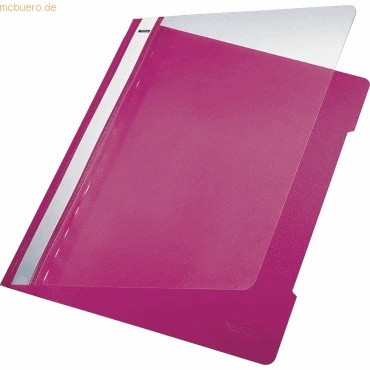 Abbildung von Leitz Sichthefter A4 PVC langes Beschriftungsfenster pink