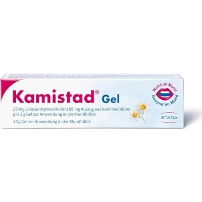 Abbildung von Kamistad Gel bei Zahnfleischentzündungen und Aphten 10 g