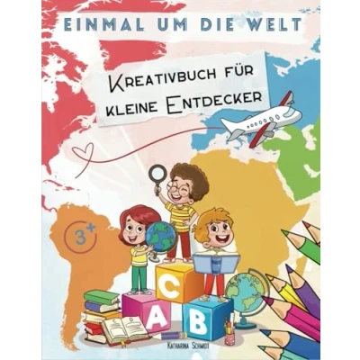 Abbildung von Einmal um die Welt Kreativbuch für kleine Entdecker: Malen, Rätseln &amp; Entdecken Spielerisch Länder, Tiere und Kulturen der kennenlernen!