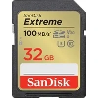 Abbildung von Sandisk Extreme 32GB Speicherkarte (32 GB, UHS Class 3, 100 MB/s Lesegeschwindigkeit)