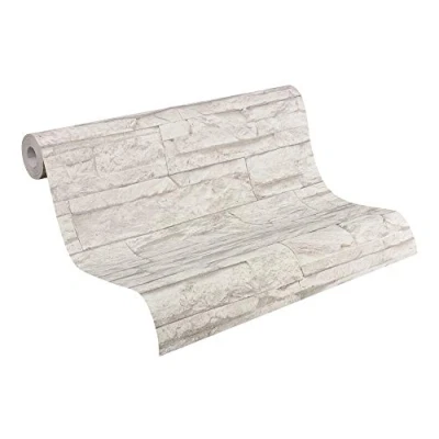 Abbildung von living walls Vinyltapete &quot;Best of Wood`n Stone 2nd Edition&quot;, Steinoptik, Modern Tapete Stein