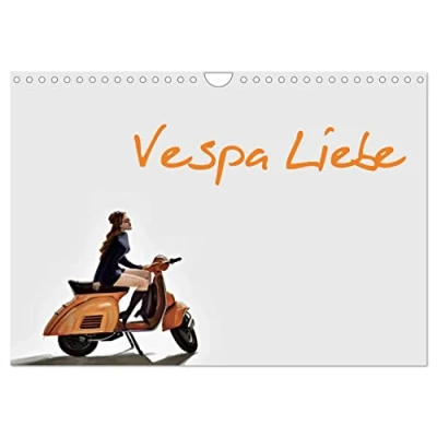 Abbildung von Vespa Liebe (Wandkalender 2025 DIN A4 quer), CALVENDO Monatskalender