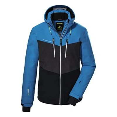 Abbildung von Killtec Skijacke, Herren, Größe: Medium, Schwarz blau/anthra melange/himmel blau