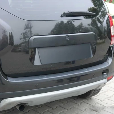 Abbildung von OMAC Ladekantenschutz Stoßstangenschutz kompatibel mit Dacia Duster 2010 2017 ABS Schwarz 1tlg