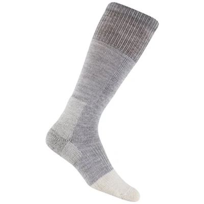 Abbildung von Thorlo Unisex Thorlos Padded Extreme Cold Over The Calf Skisocken, hellgrau, M EU