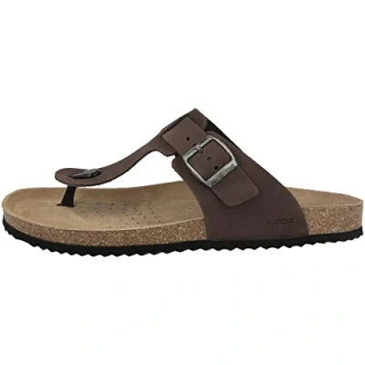 Abbildung von Geox Ghita Zehentrenner, Herren, Größe: 42, Dark coffee Schuhe