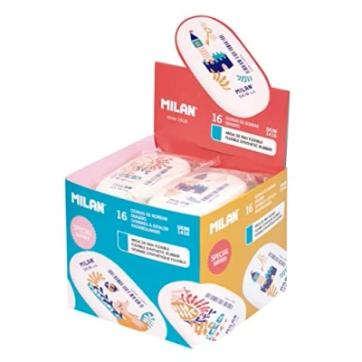 Abbildung von MILAN® Displaybox 16 ovale Gummibänder 1416 Spezialserie Story Time