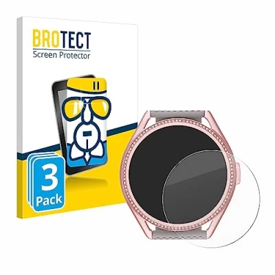 Abbildung von BROTECT Schutzglas für Michael Kors Access MKGO Gen 5E MKT 5117 (3 Stück) Schutzfolie Panzer Folie Glas [Extrem Kratzfest 9H, Anti Fingerprint,