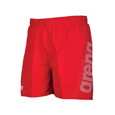 Abbildung von arena Fundamentals Logo Badeshorts Herren für Pool und Meer, Schwimmshorts aus Weichem Schnelltrocknendem Material, Badehose mit Netz Innenslip