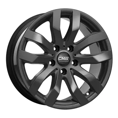 Abbildung von CMS 5 loch 16Zoll 112mm Alufelge C22 schwarz glanz 676 52 62S CBG Felge