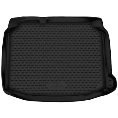 Abbildung von Walser XTR Kofferraumwanne kompatibel mit Seat Leon Schrägheck (5F1) 5 Türer 2012 2020, 100% passgenaue Antirutschmatte Auto, Gummimatte Kofferraum Schutzmatte, Auto Gummimatten