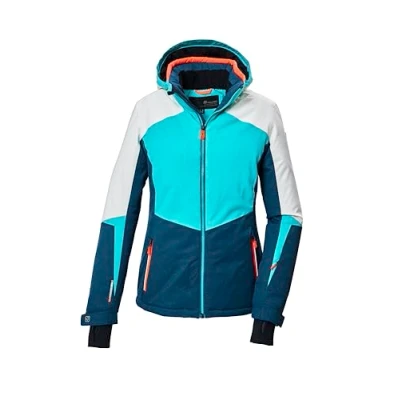 Abbildung von killtec Damen Skijacke/Funktionsjacke mit abzippbarer Kapuze und Schneefang KSW 66 WMN SKI JCKT, aqua, 36, 41952 000