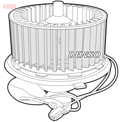 Abbildung von DENSO DEA26001 Innenraumgebläse für Linkslenker VOLKSWAGEN: Caddy 2 Kastenwagen, Polo III Schrägheck, SEAT: Ibiza