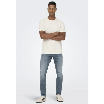 Abbildung von ONLY &amp; SONS Herren Jeans ONSLOOM Slim 4604 Fit Blau Dark Blue Denim, Größe:32W / 30L, Farbvariante:Dark Denim 22024064