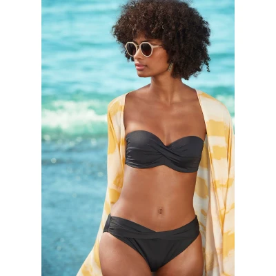 Abbildung von s.Oliver Bandeau TOP Bikinitop, Damen, Größe: 34xB, Schwarz