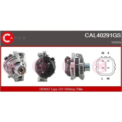 Abbildung von CASCO CAL21243GS Lichtmaschine 12V 65A