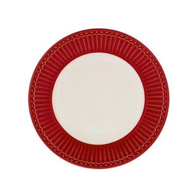 Abbildung von Greengate Alice Brotteller red 17,5 cm