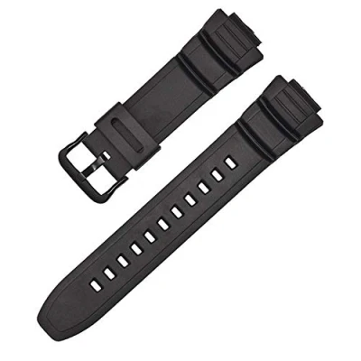 Abbildung von Shieranlee Armband Kompatibel mit Casio MCW 100H/110H/W S220/HDD S100 WV 200/AE 2000/2100 Resin Strap 16mm Watch Accessories Silicone