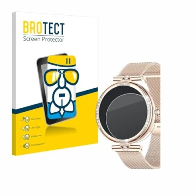 Abbildung von BROTECT Schutzglas für Shepatio Smartwatch 1.19&quot; Schutzfolie Panzer Folie Glas [Extrem Kratzfest 9H, Anti Fingerprint, Ultra Transparent]