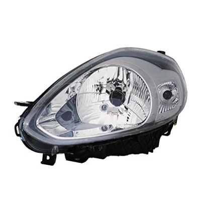 Abbildung von PRASCO FT3444904 Scheinwerfer links H4 chrom mit Stellmotor für LWR FIAT: Punto Evo Schrägheck, ABARTH: