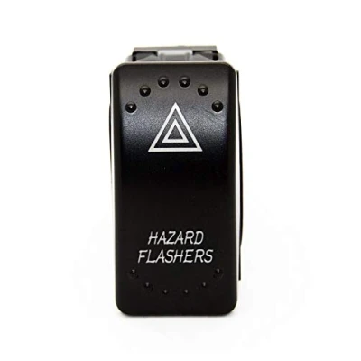 Abbildung von LED Mafia Blinker Warnblinklicht Warnblinker Hazard Flashers JJ67 Symbol Kippschalter Wippschalter Schalter Auto Boot KFZ LKW Licht 12V 24V