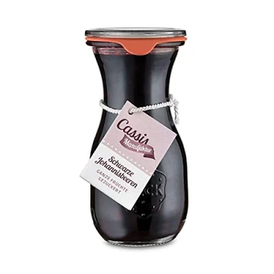 Abbildung von Ganze Schwarze Johannisbeeren im Glas