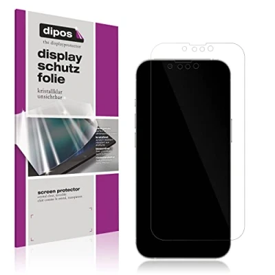 Abbildung von dipos I 2X Schutzfolie klar kompatibel mit Apple iPhone 14 Folie Displayschutzfolie