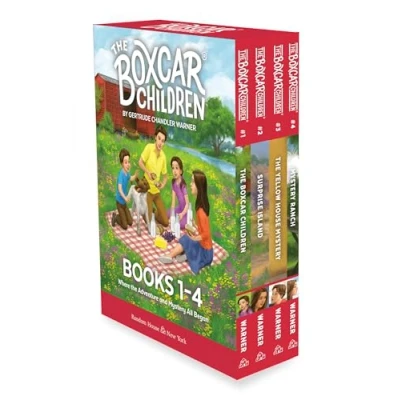 Abbildung von The Boxcar Children Mysteries Boxed Set 1 4: Children; Surprise Island; Yellow House; Mystery Ranch