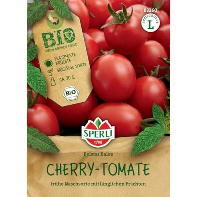 Abbildung von Sperli BIO Cherry Tomatensamen, früh, F1 83260 platzfeste Früchte wüchsige Sorte frühe Naschsorte Saatgut, Samen Gemüse, Gemüse Pflanzen
