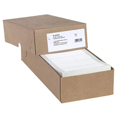 Abbildung von HERMA Computeretiketten endlos 101,6x35,7mm 1 bahnig VE=4000 Stück