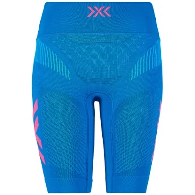 Abbildung von X Bionic Damen Twyce 4.0 Run Shorts Women, Teal Blue/Neon Flamingo, XS