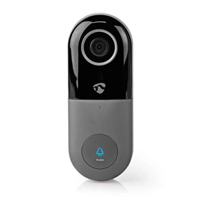 Abbildung von Nedis Wi Fi Smart Video Türklingel Dørringeklokke trådløs 2.4 2.484 GHz grå