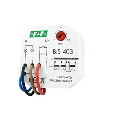 Abbildung von Bistabile Relais mit Zeitschalter F&amp;F BIS 403 Timer 4086