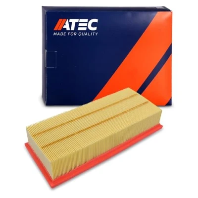 Abbildung von ATEC Germany 1x Luftfilter Luftfiltereinsatz Kompatibel mit AUDI Q3 (8U), A3 (8P), TT (8J), SEAT ALTEA (5P), LEON (1P1), ALHAMBRA (710, 711), TOLEDO (5P2), SKODA SUPERB 2 , YETI (5L), OCTAVIA