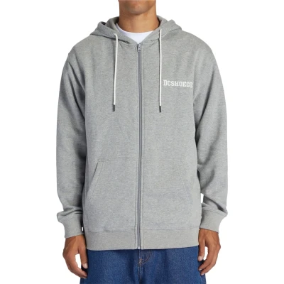 Abbildung von DC Shoes Baseline Sweatjacke, Herren, Größe: Large, Kpvh medium grey heather