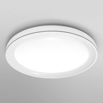 Abbildung von LEDVANCE Smarte LED Wand und Deckenleuchte für Innen mit WIFI Technologie, Lichtfarbe änderbar (3000K 6500K), Weiss, 490mm, Kompatibel Google Alexa Voice Control, SMART+ ORBIS EYE