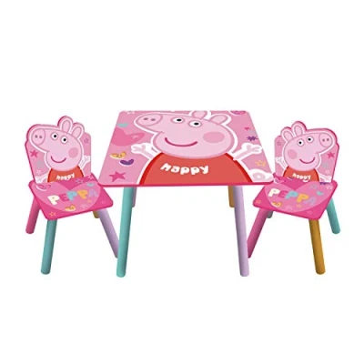 Abbildung von Peppa pig Nixy Children Schreibtischstuhl mit Aufbewahrungsbehälter