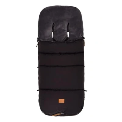 Abbildung von Fillikid Fußsack Winterfußsack Kinley Exklusiv für Kinderwagen, Buggy und Sportwagen, warmer waschbar mit Rundum Reißverschluss Gurtschlitze wind wasserabweisend als Mumienform
