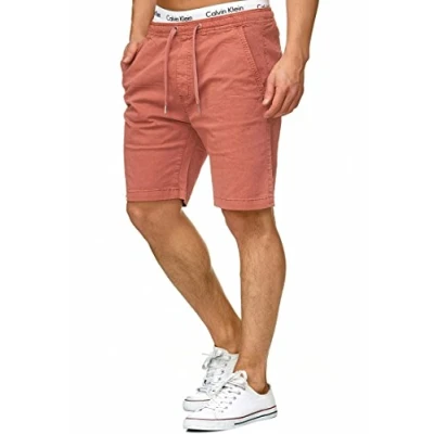 Abbildung von Indicode Jeans Kelowna Shorts, Herren, Größe: XXL, Orange