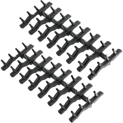 Abbildung von Drehflex 2 x Oberkorbeinsatz für AEG Electrolux 138018410/9 1380184109 138018400/0 1380184000 Gummidornen 175x80x30mm Spülmaschine Oberkorb
